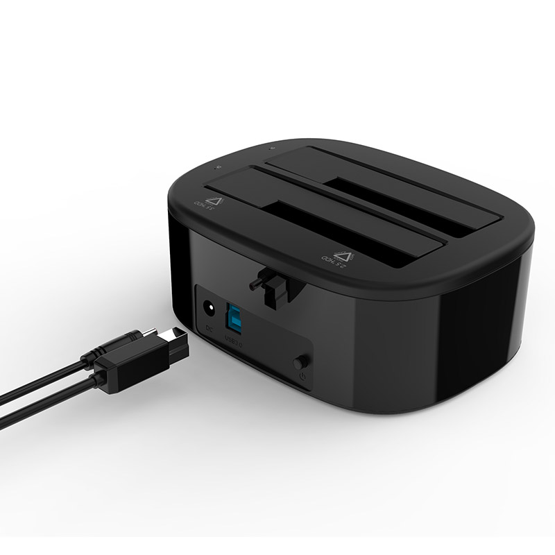 Док-станція для жорстких дисків ORICO 2,5 / 3,5 дюйма з 2 відсіками USB3.0 (6228US3)
