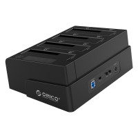 Док-станція для жорстких дисків 2,5 / 3,5 дюйма з 4 відсіками USB3.0 1-3 клонів (ORICO 6648US3-C-V1)