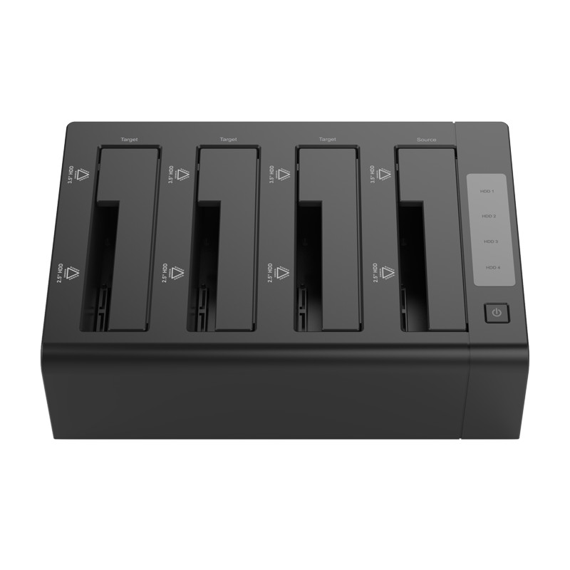 Док-станція для жорстких дисків 2,5 / 3,5 дюйма з 4 відсіками USB3.0 1-3 клонів (ORICO 6648US3-C-V1)