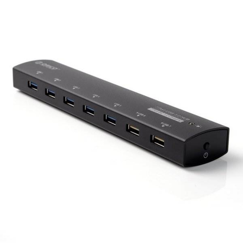 USB 3.0 хаб алюмінієвий на 7 портів (ORICO AS7C2)