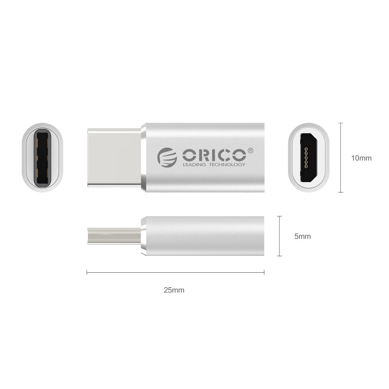 Адаптер USB 2.0 Micro to Type C (перехідник) CTM1