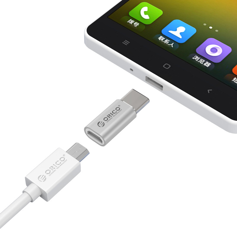 Адаптер USB 2.0 Micro to Type C (перехідник) CTM1