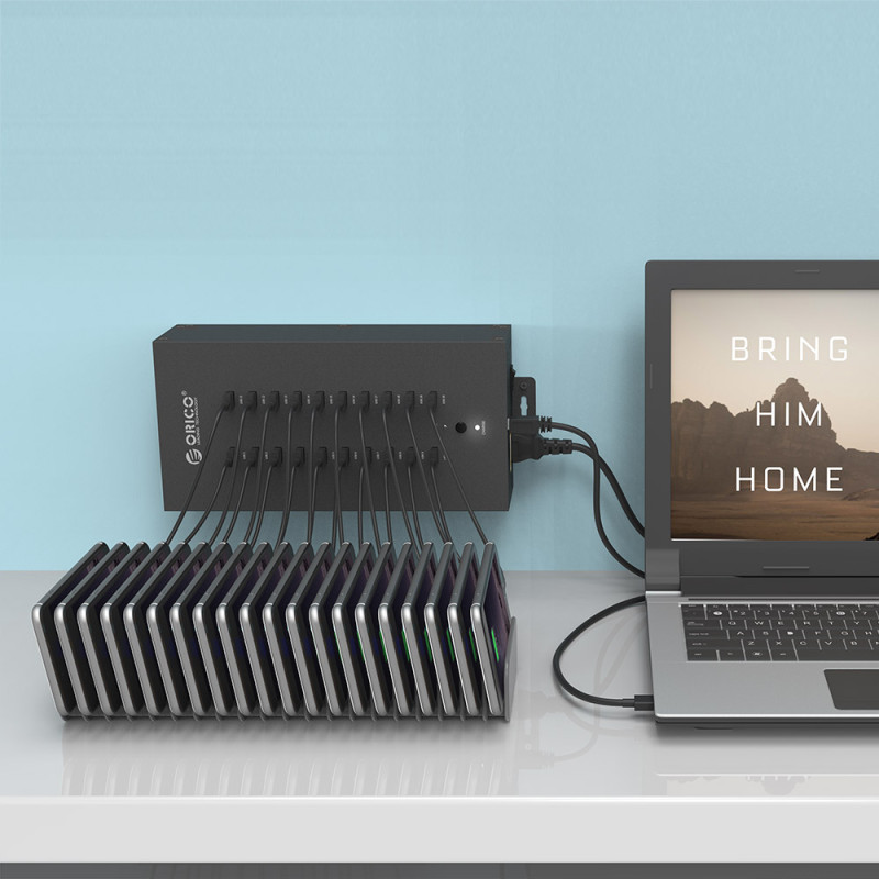 USB 2.0 хаб на 20 портів (ORICO IH20P)