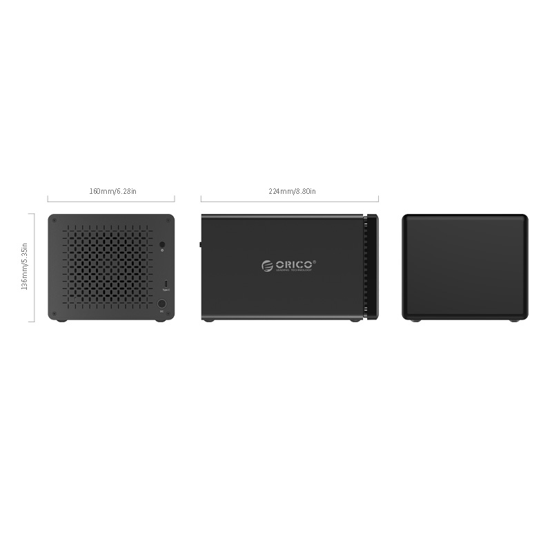 Контейнер для 5 HDD 3.5" USB 3.1 type C (ORICO NS500C3)
