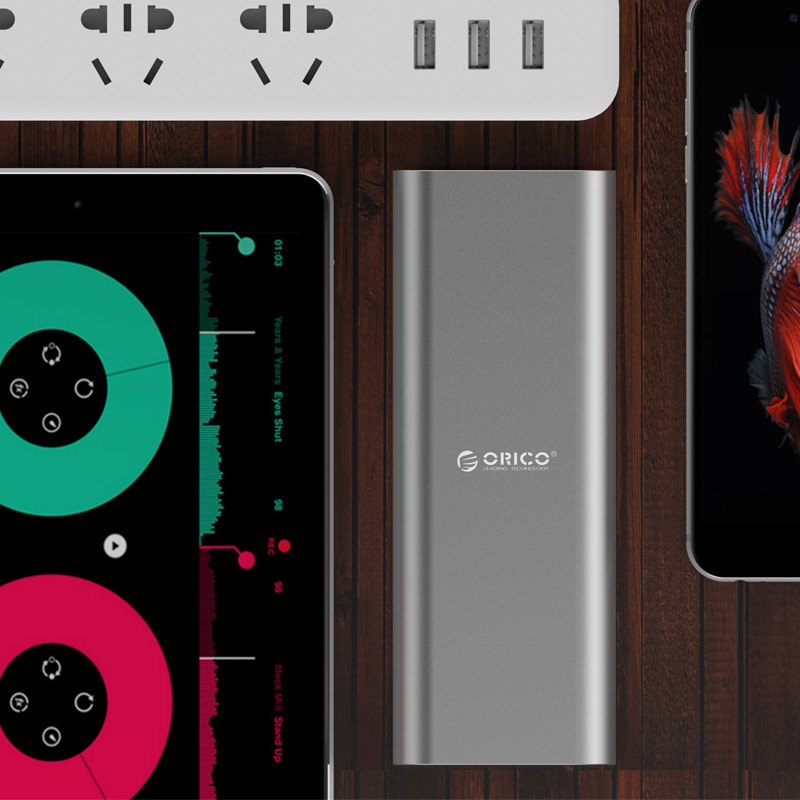 Power Bank для двох пристроїв 20000mAh (ORICO S2)