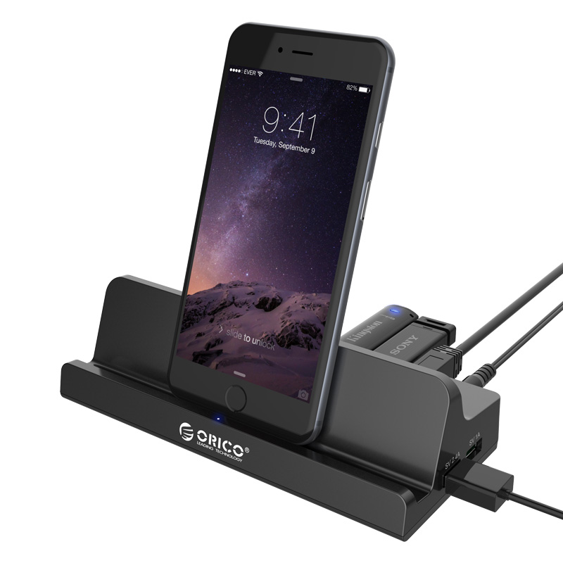 USB 3.0 універсальна док-станція / USB-хаб / підставка (ORICO SH4C2)