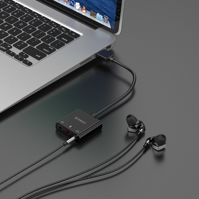 Зовнішня звукова карта USB ORICO (SKT3)
